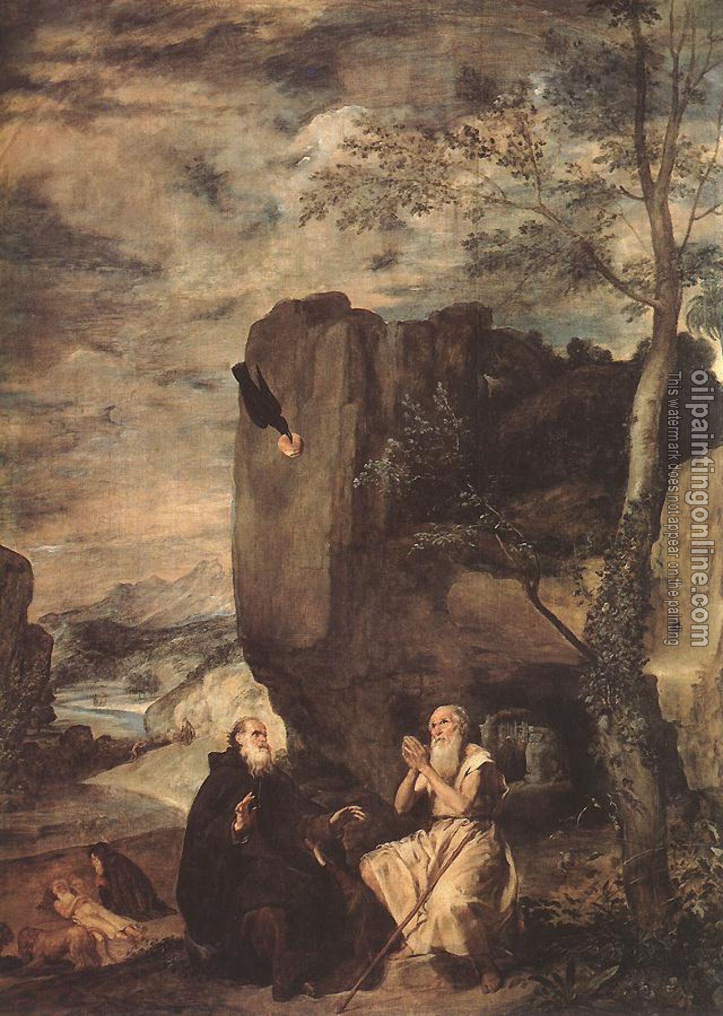 Velazquez, Diego Rodriguez de Silva - Sts Paul the Hermit and Anthony Abbot